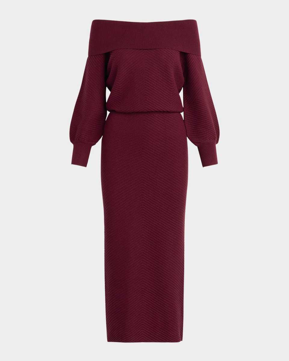 The Irene Off-Shoulder Maxi Dress